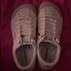 Hobie Cream and Gray Men's Sneakers